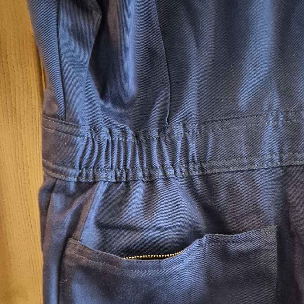 Red Kap Blue Coverall Overalls Jumpsuit Work Gear Size 40- RG Pockets Unisex - Picture 10 of 13